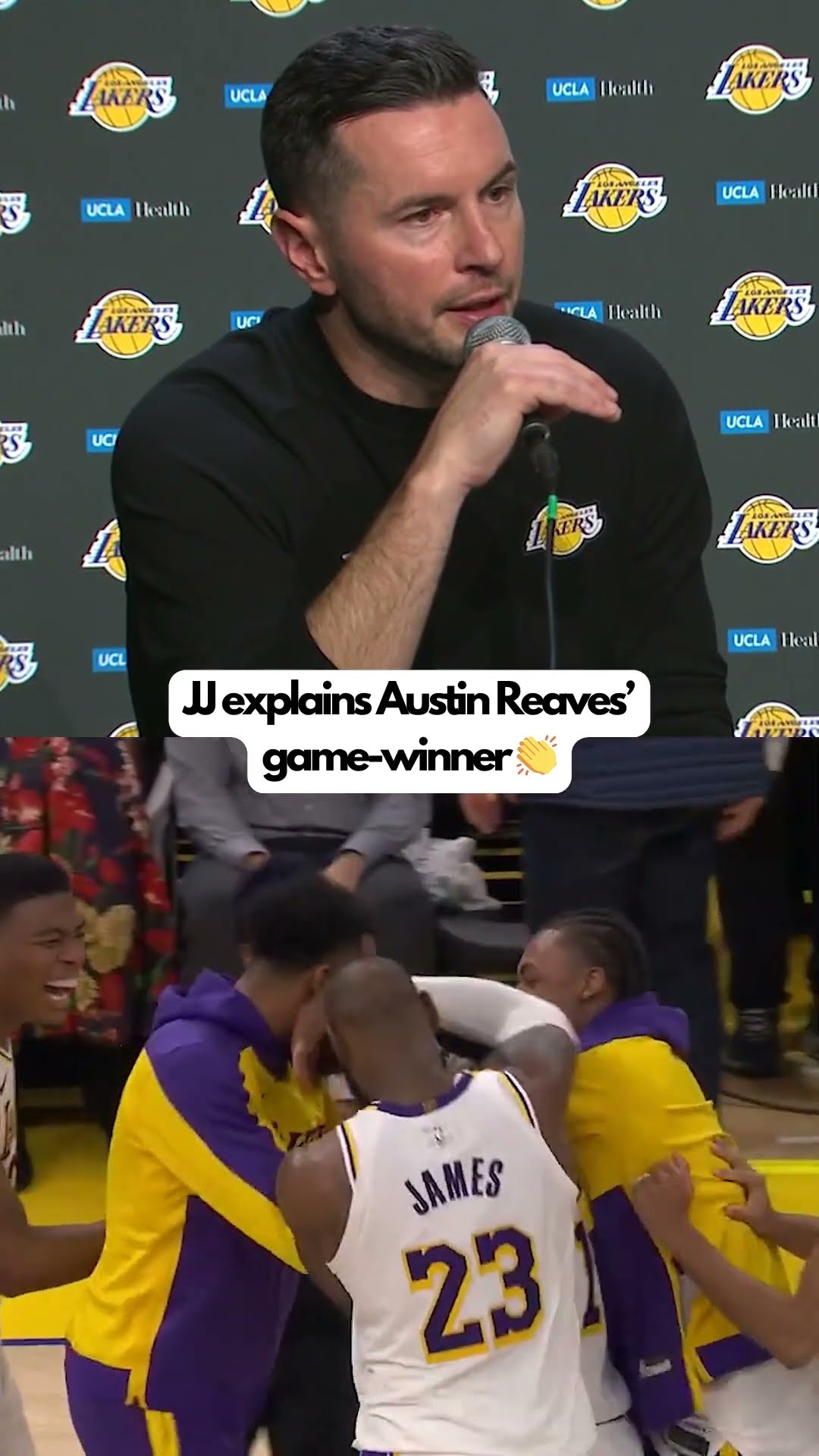JJ Redick talks the game plan that led to Austin Reaves' game-winner ?