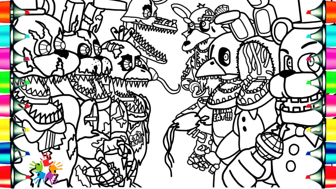 Fnaf 4 Coloring Pages - Maxresdefault