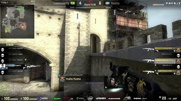 CS:GO - Fer Quality 1 vs 4 While Saving vs Fnatic @ FACEIT League 2015