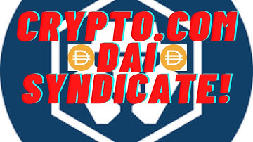 DO THIS NOW! How Much I made from the Crypto.com DAI 50% off Syndicate SALE! PASSIVE INCOME!
