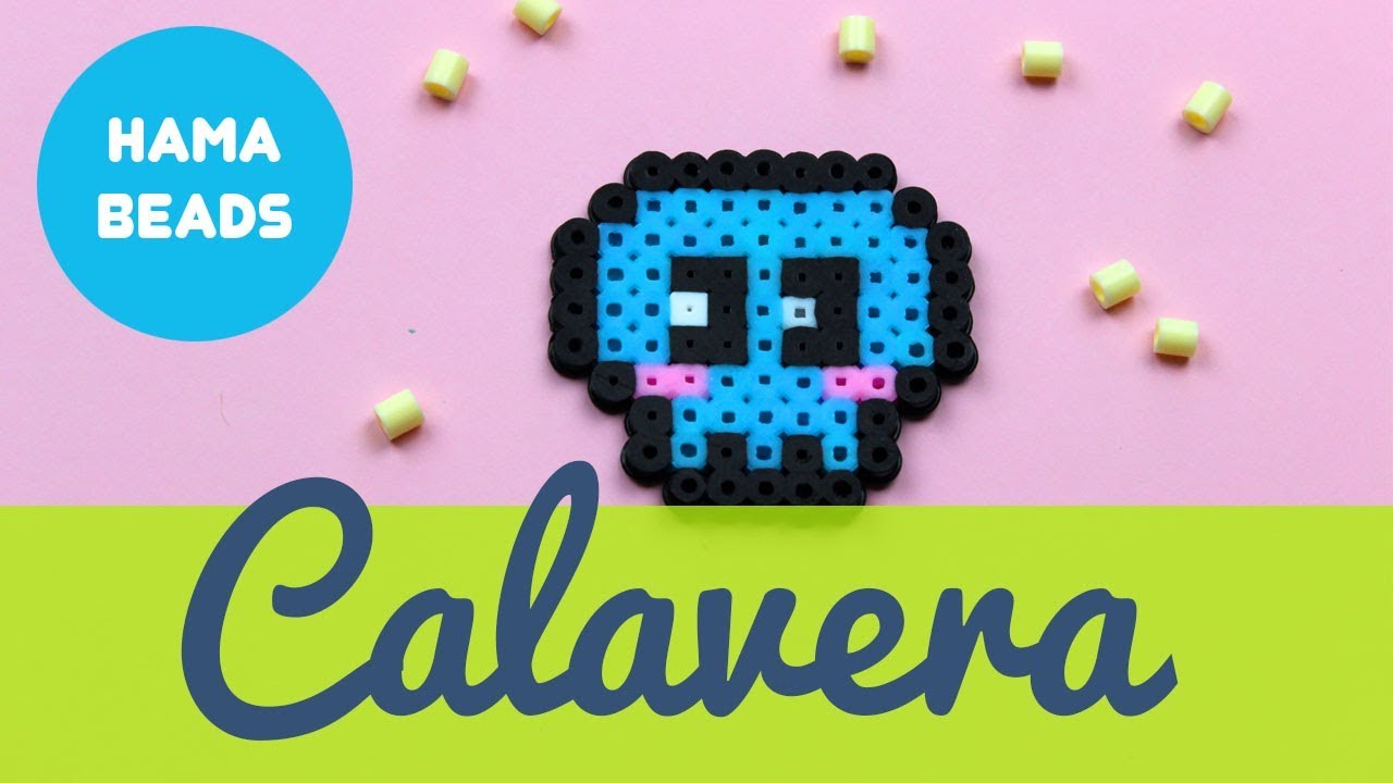 Hama beads de Calavera, image size:1280x720