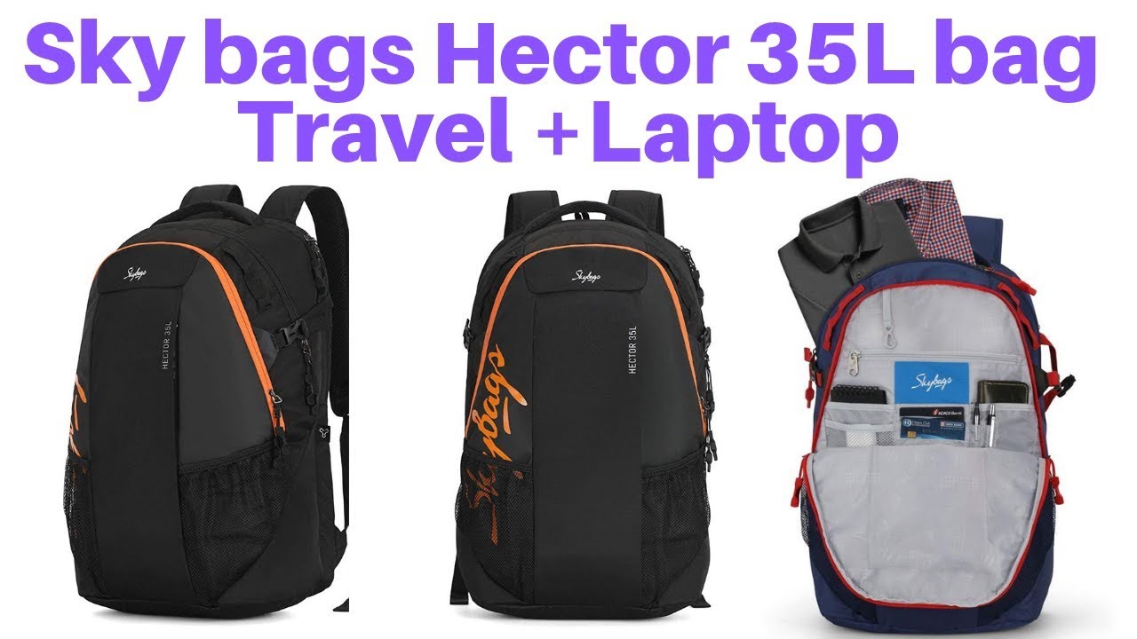 skybag hector 35L backpack unboxing, Review, Price in india - YouTube