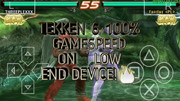 TEKKEN 6 PPSSPP SETTINGS MOBILE 100% GAMESPEED