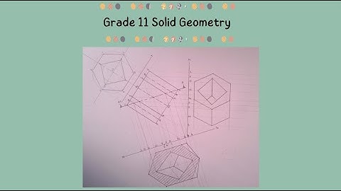 Grade 11 EGD Solid Geometry Page 75: Hexagonal Prism With a Square hole