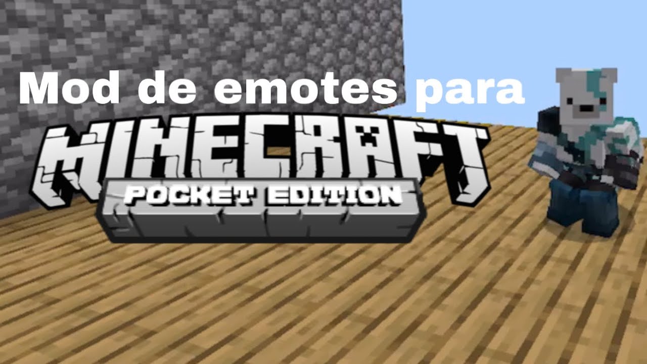 Mod para hacer emotes para minecraft pe - YouTube