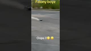 Arrma felony speed run accident!!! #fypシ #automobile #rc #fail #crash #accident #flips