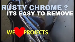 Removing Rust from Chrome - No Scratch Marks