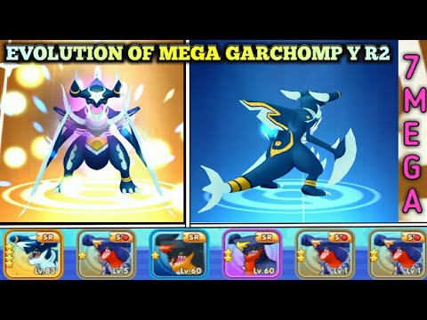 EVOLUTION OF MEGA GARCHOMP Y R2 _MONS AWAKEN (POCKETOWN)_POKEMON SUN ...