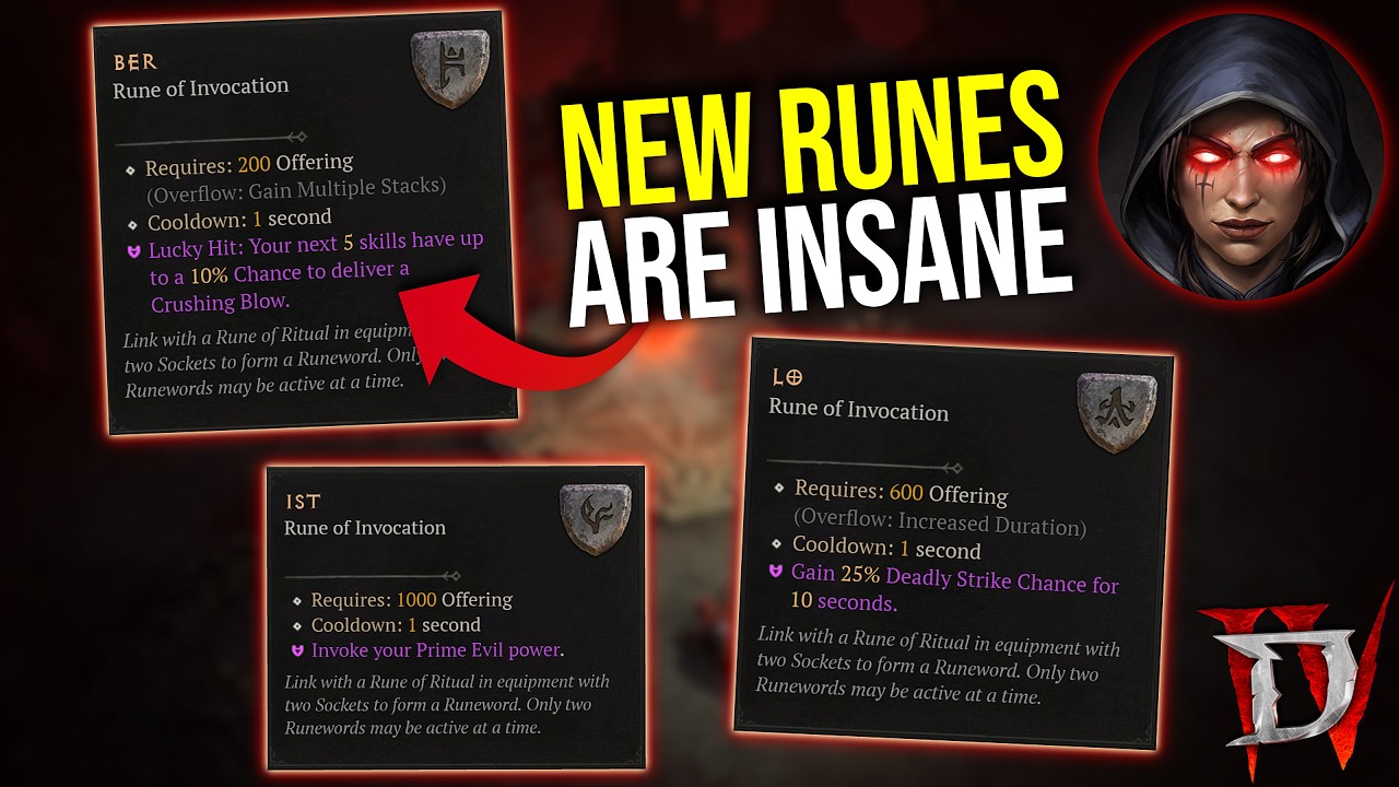 Diablo 4 - These New Runes are CRACKED: video thumbnail
