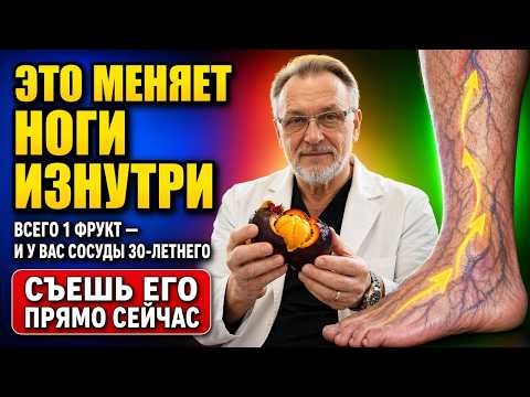Фрукт №1 Для Сосудов Ног: Уходят Тяжесть, Холод и Судороги!