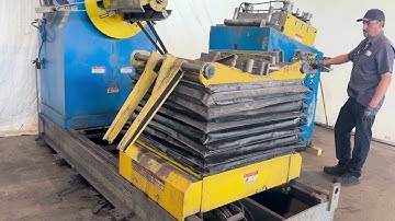 10,000 LB X 24" X .210" COE SERVO FEEDLINE. STOCK # 0448325