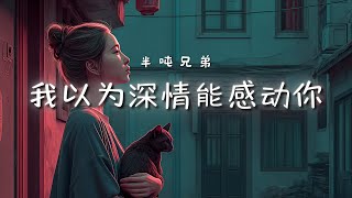 半噸兄弟 - 我以為深情能感動你 ｜Ban Dun Xiong Di - Wo Yi Wei Shen Qing Neng Gan Dong Ni【高音质・拼音动态歌词】我以为深情能感动你- 半吨兄弟