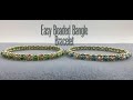 Easy Beaded Bangle Bracelet Tutorial