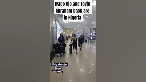 Iyabo Ojo and Toyin Abraham are back in Nigeria #toyinabraham #iyabo#priscillaojo #princerakeem#juma
