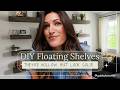 The best way to build thick floating shelves that look completely solid | DIY Tutorial