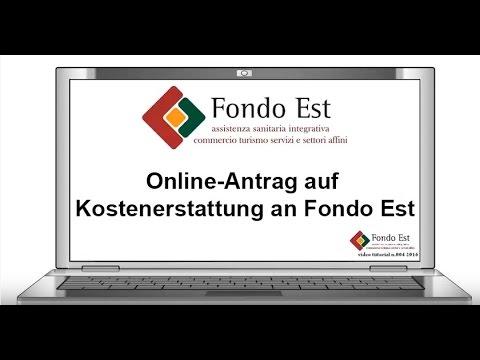 Online Antrag auf Kostenerstattung an Fondo Est