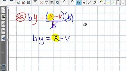 Algebra 1 Lesson 2.5 Literal Equations
