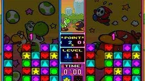 Tetris Attack Battle v Computer LV 7 -33-