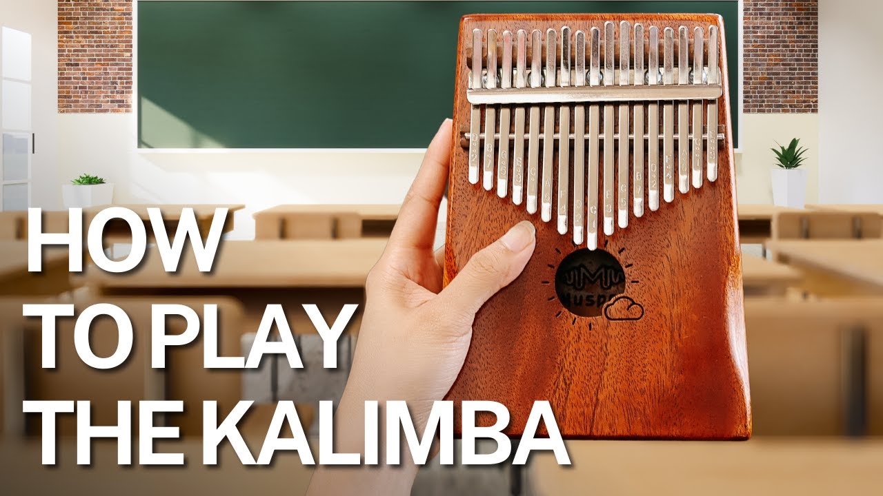 learning to play kalimba. what do the brackets mean? there are a