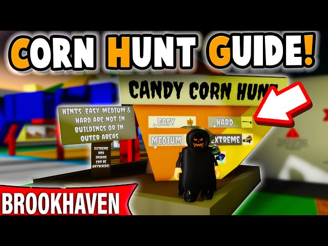 How to find all Extreme Candy Corn in Roblox Brookhaven Halloween