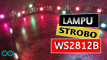 cara membuat running led dengan arduino - led strip ws2812b arduino
