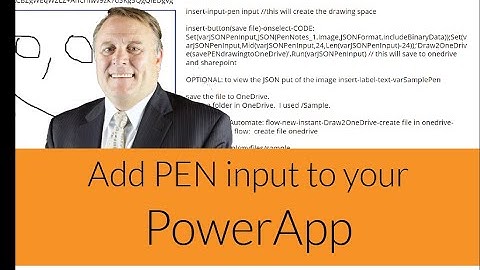Write using a PEN into your PowerApp [2012211416]