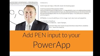 Write using a PEN into your PowerApp [2012211416]