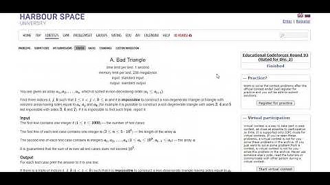 A. Bad Triangle | Educational Codeforces Round 93 (Rated for Div  2) | Non Degenerate Triangle