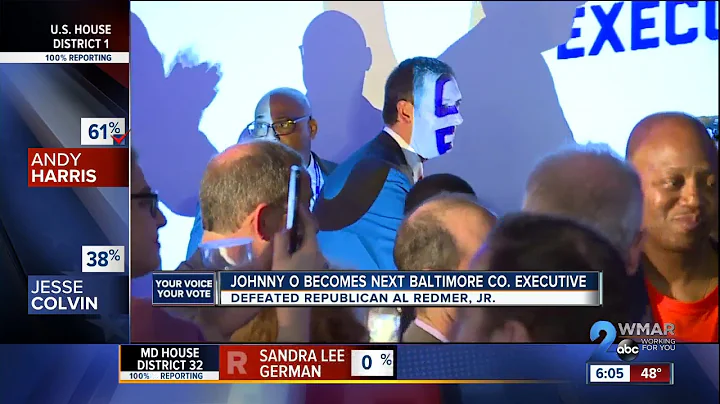 Johnny Olszewski takes winning seat as Baltimore County Executive