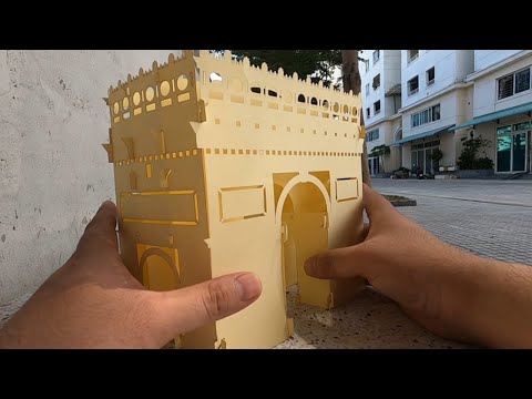 The Arc De Triomphe Kirigami Pop Up Architecture #MagicMoment #UnipopCards