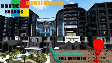 Sketchup modeling Lumion Render - WaterSlide Resort - 100% Symmetrical - Try not to get satisfied!