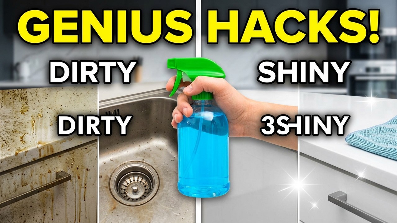 15 GENIUS Cleaning Hacks For A Spotless Home - YouTube