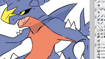 ポケモンイラストガブリアス