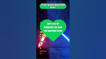 Star Wars Masters Quiz! Name these Characters!