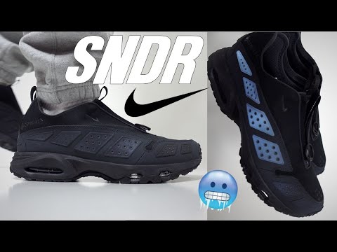Nike Air Max SNDR GORE-TEX 'Black and Dark Smoke Grey' On-Foot