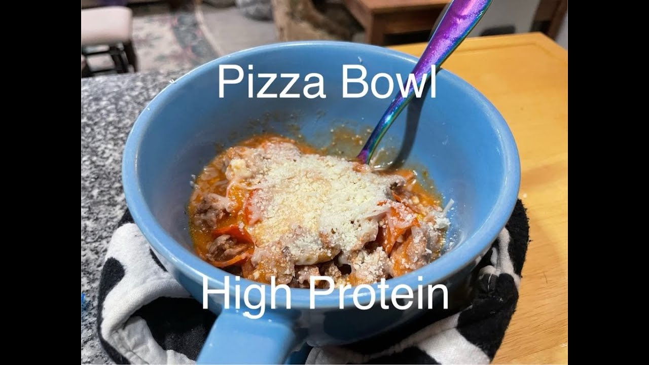High Protein Pizza Bowl Gluten Free