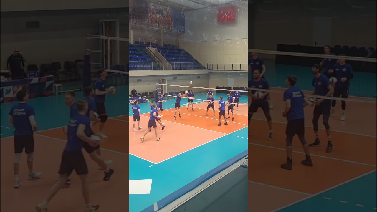 Training drill No.1 of VC Zenit Kazan 13balls  