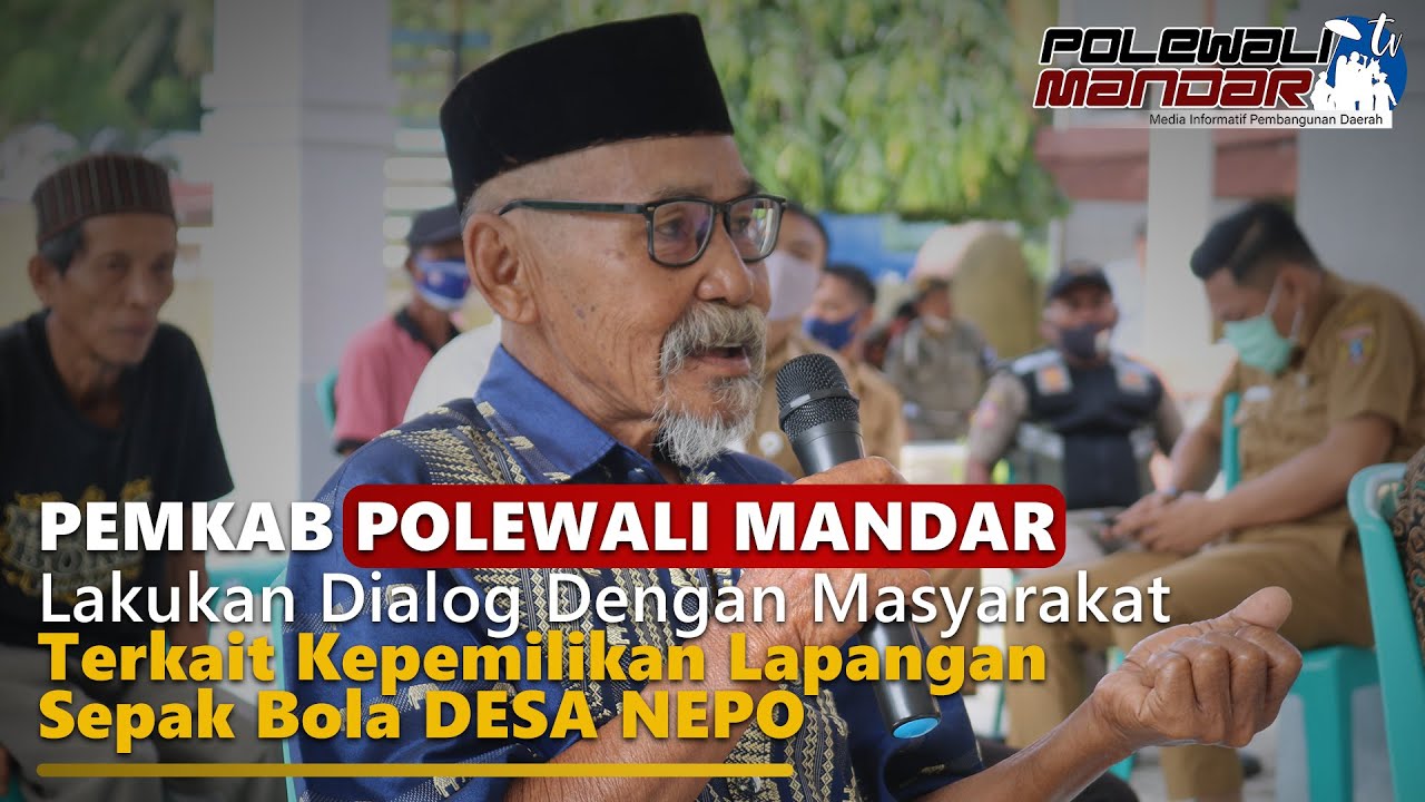 Pemkab Polman Lakukan Dialog dengan Masyarakat terkait Kepemilikan Lapangan Sepak Bola Desa Nepo