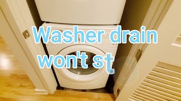 Solved! Whirpool Washer drain won
