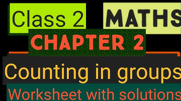 #studytime Class 2/Maths/Chapter 2 Counting in groups Worksheet with answers/NCERT/CBSE/KV