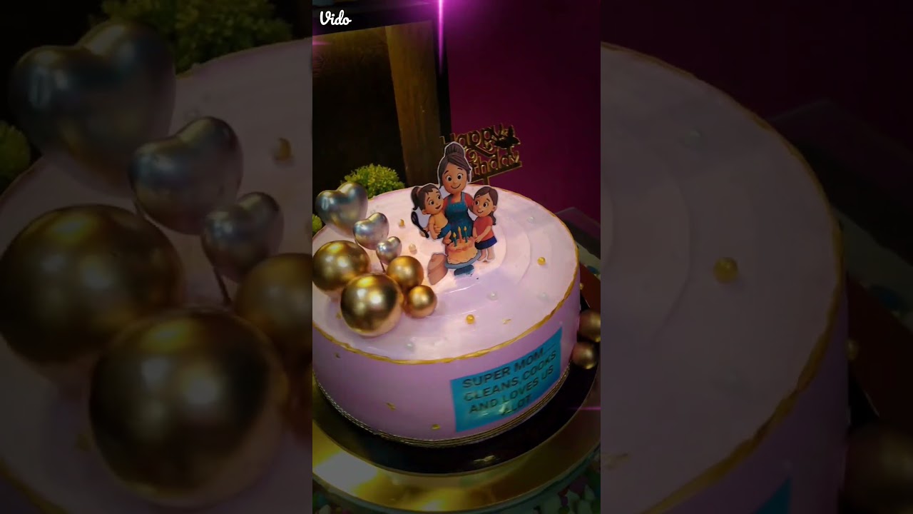 1kg cake for mother |cakewithoutnozzle