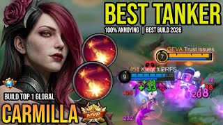 CARMILLA BEST BUILD 2026 | BUILD TOP 1 GLOBAL CARMILLA GAMEPLAY | MOBILE LEGENDS✓
