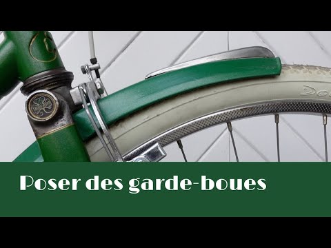 Comment poser des garde-boues