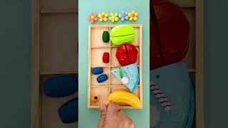 🌈 Oddly satisfying color sorting | wooden beads 🫶😜🤷‍♀️👏😹 #shorts #funny #viral
