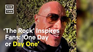 The Rock Shares Inspiring Message For Sticking With New Years Resolutions