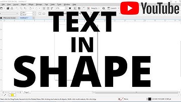 HOW TO MAKE TEXT IN SHAPE WITH CORELDRAW EASY AND SIMPLE WAY / PRIYA SHARMA PANGOTRA