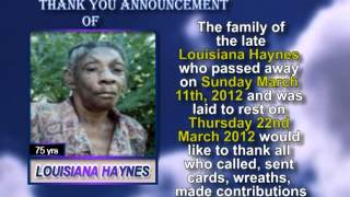 Louisiana Haynes .