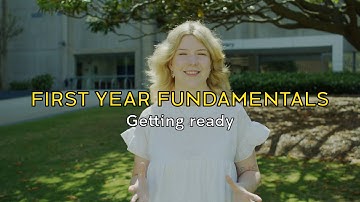 First Year Fundamentals - Getting ready