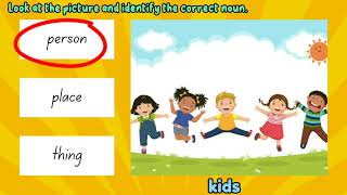 Noun for Kids | Online Quiz | Educational Activity screenshot 1
