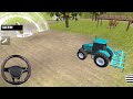 ट्रैक्टर फंसा खेत कीचड़ में 🚜 tractor ploughing the field #video tractor driving game 3D #games